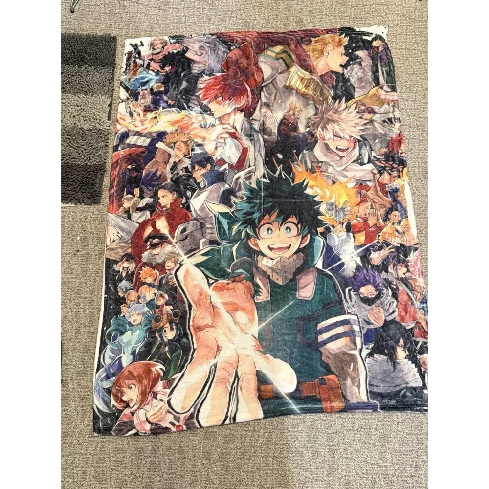 My Hero Academia characters Blanket protagonist Izuku 